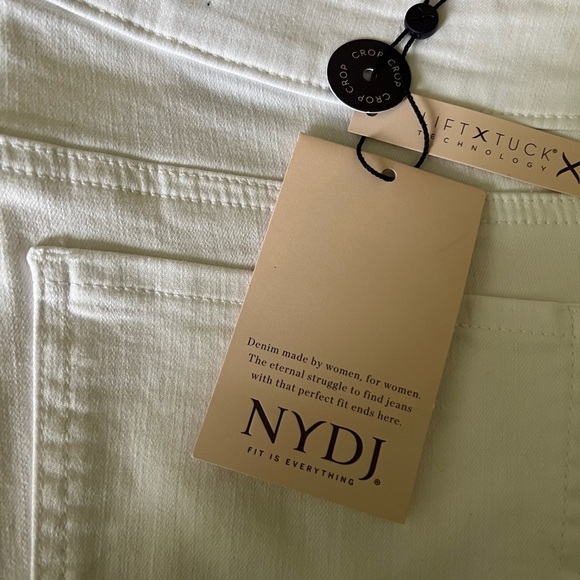 NWT~Not Your Daughters Jeans (NYDJ) Marilyn Crop Cuff Jeans|Crop Slimming Jeans - Picture 12 of 15